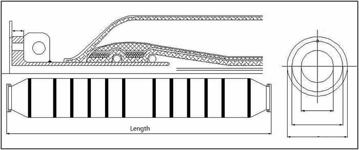 Drawing for DN550 Dredging Self Floating Rubber Hose.jpg